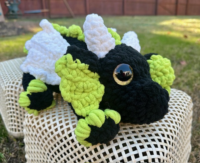 Dragon Plushie - Adorable Handcrafted Crochet Dragon Toy for Kids, Perfect Birthday Gift for Dragon Lovers picture