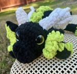 Dragon Plushie - Adorable Handcrafted Crochet Dragon Toy for Kids, Perfect Birthday Gift for Dragon Lovers