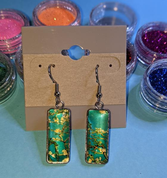 Earrings - Van Gogh's Almond Blossom