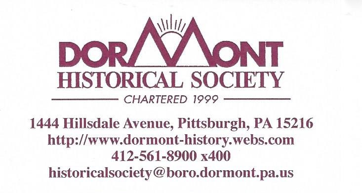 DORMONT HISTROICAL SOCIETY