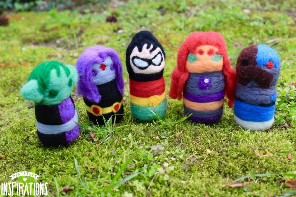 Felted Teen Titans Sculpture (Choose Your Character) picture