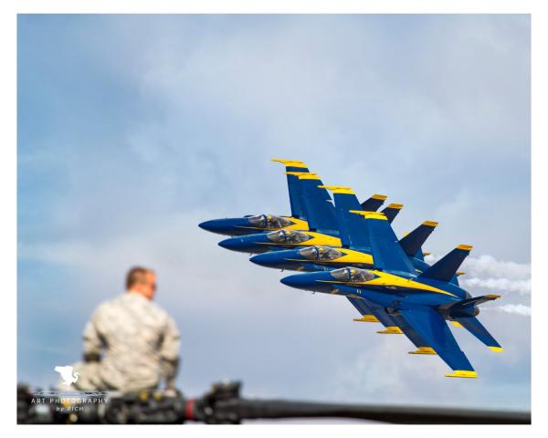 On the Flight Line, Fine Art Photograph, U.S. Navy Blue Angels, Flight Line Photo, Air Show Photograph, Patriotic Wall Décor, Gift for Him