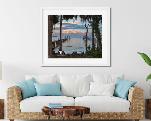 Old Florida at Dusk Original Nature Photograph, Fine Art Photograph, Scenic Waterscape, Florida Water Décor, Landscape Photo, Wall Artwork picture