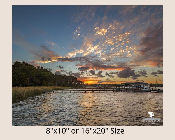 Island Sunset Nature Photography, Color Landscape Photo, Original Photographic Wall Art, Old Florida Art Photography, Scenic Waterscape picture