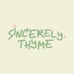 Sincerely, Thyme