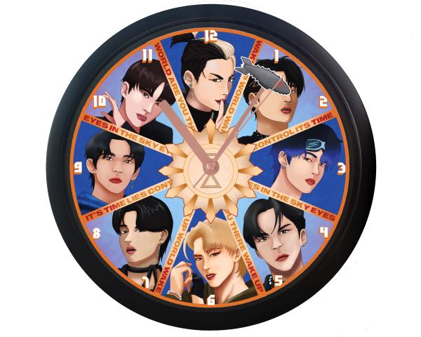 Kpop - Ateez Wall Clock