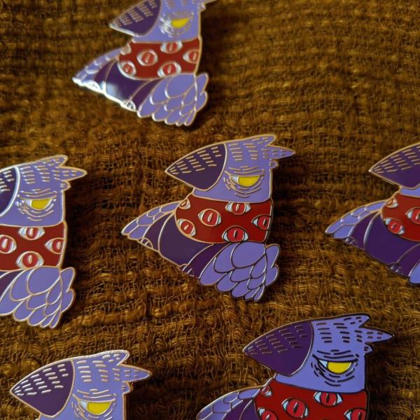 Night Crow 'From the Woodlands' Enamel Pin picture